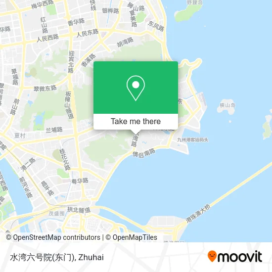 水湾六号院(东门) map