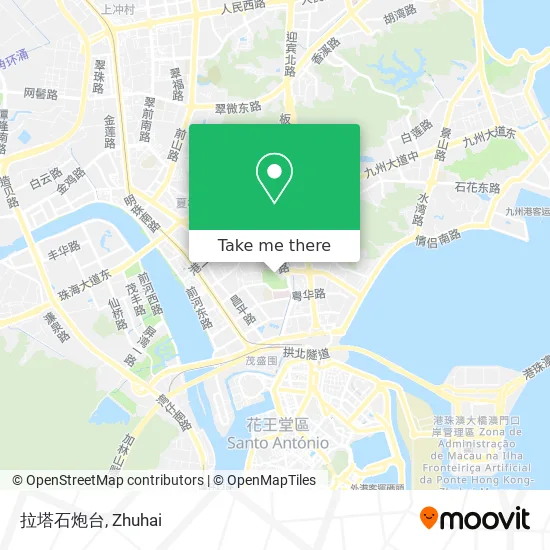 拉塔石炮台 map