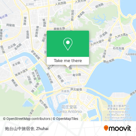 炮台山中旅宿舍 map