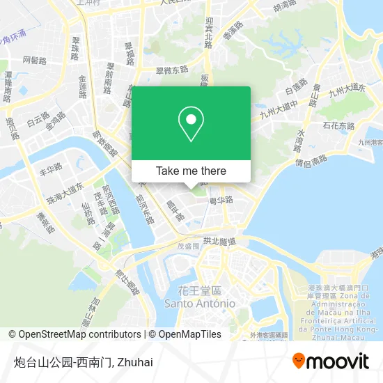 炮台山公园-西南门 map
