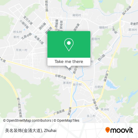 美名装饰(金涌大道) map