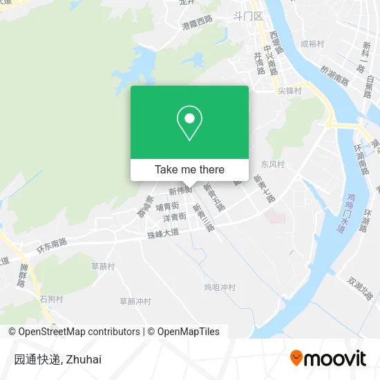 园通快递 map