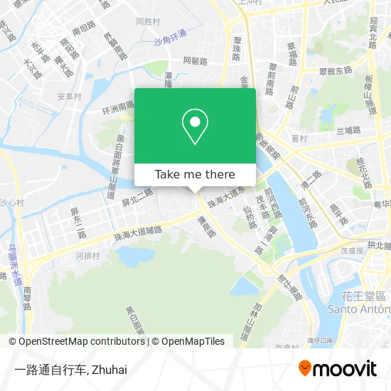 一路通自行车 map