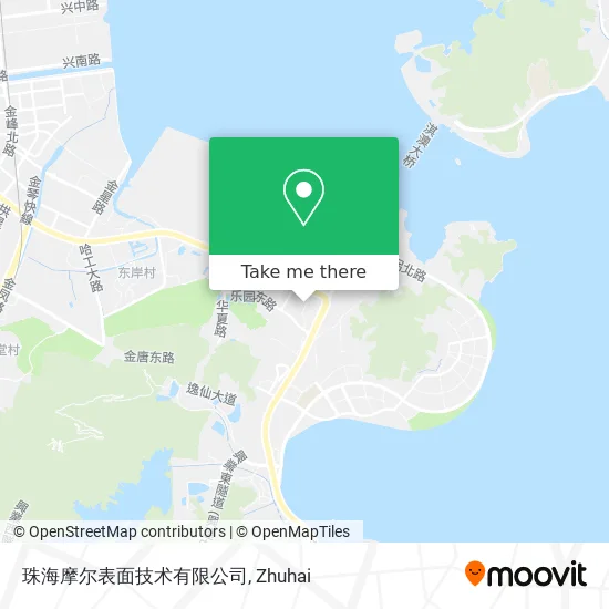 珠海摩尔表面技术有限公司 map