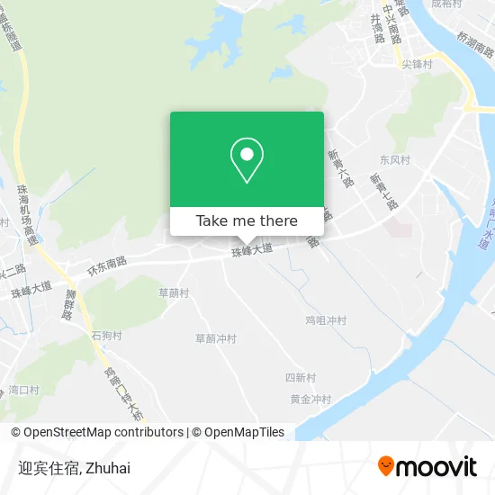 迎宾住宿 map