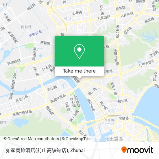 如家商旅酒店(前山高铁站店) map