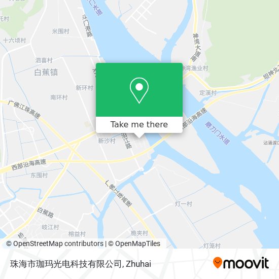 珠海市珈玛光电科技有限公司 map
