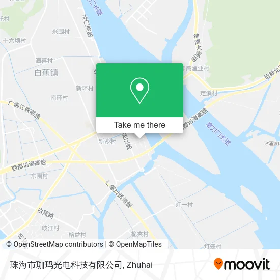 珠海市珈玛光电科技有限公司 map