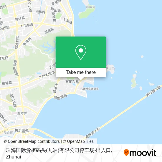珠海国际货柜码头(九洲)有限公司停车场-出入口 map