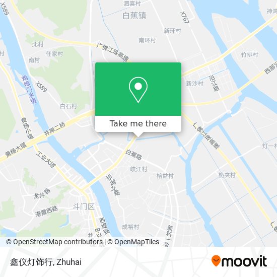 鑫仪灯饰行 map