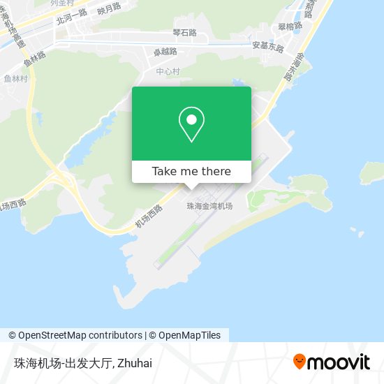 珠海机场-出发大厅 map