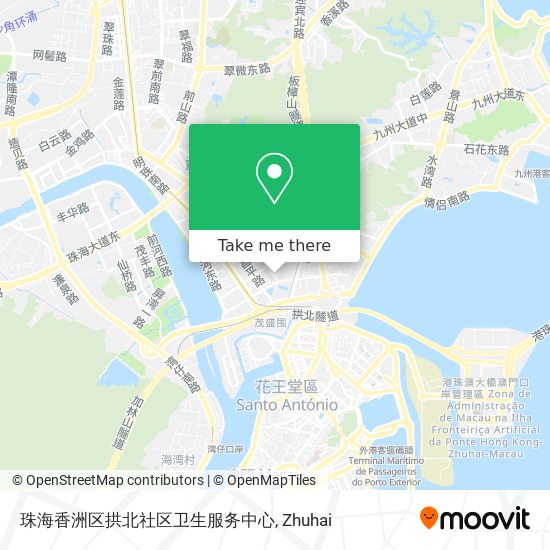 珠海香洲区拱北社区卫生服务中心 map