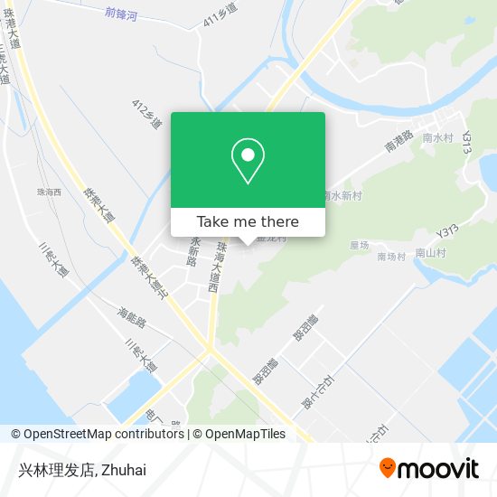 兴林理发店 map