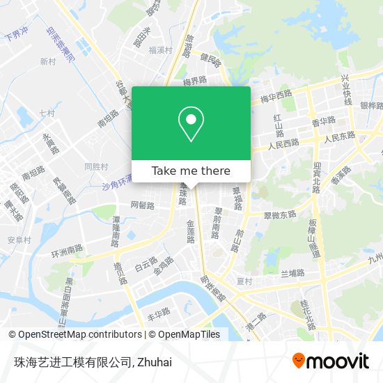 珠海艺进工模有限公司 map