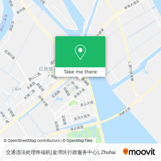 交通违法处理终端机(金湾区行政服务中心) map