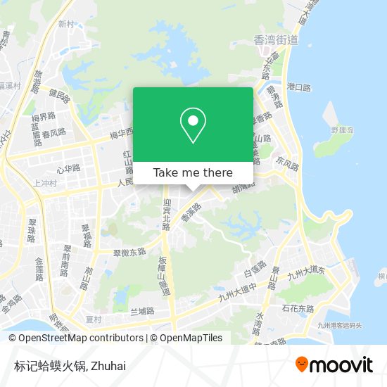 标记蛤蟆火锅 map