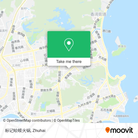 标记蛤蟆火锅 map