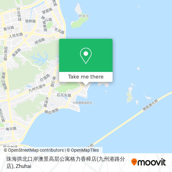 珠海拱北口岸澳景高层公寓格力香樟店(九州港路分店) map