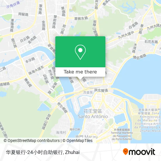 华夏银行-24小时自助银行 map