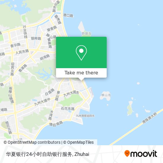 华夏银行24小时自助银行服务 map