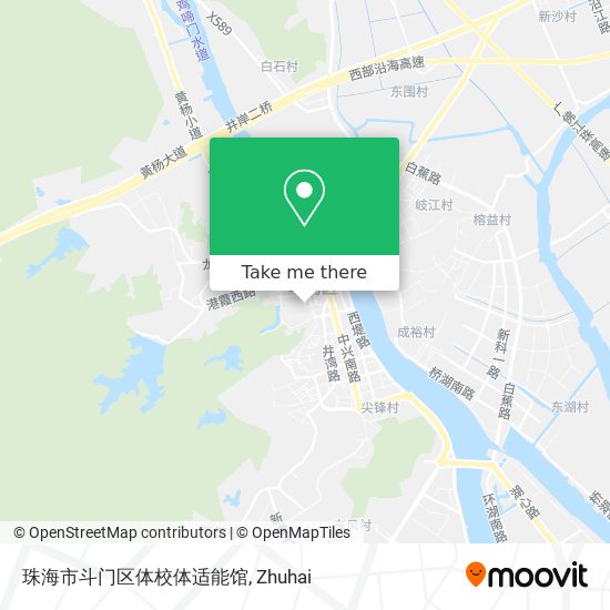 珠海市斗门区体校体适能馆 map