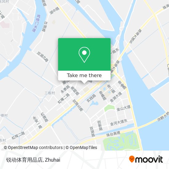 锐动体育用品店 map