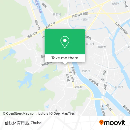 信锐体育用品 map