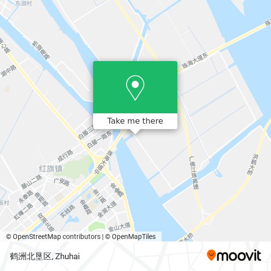 鹤洲北垦区 map