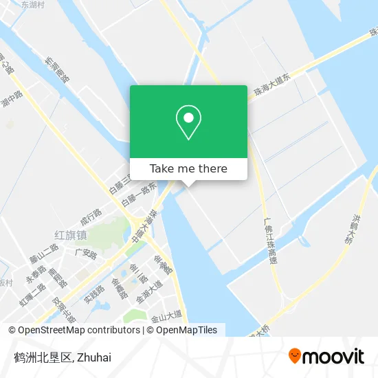 鹤洲北垦区 map