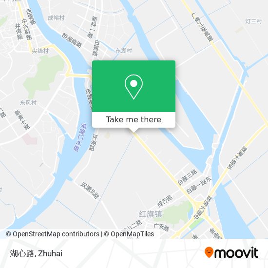 湖心路 map