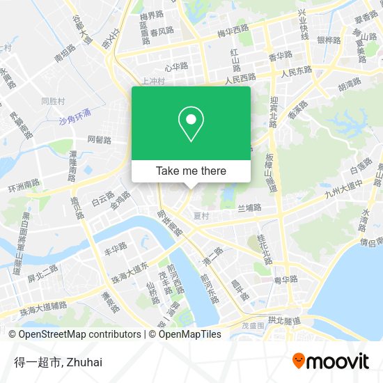 得一超市 map