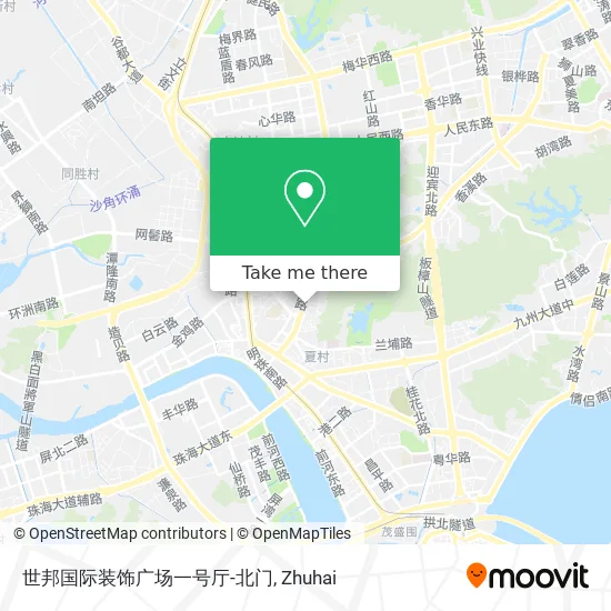 世邦国际装饰广场一号厅-北门 map