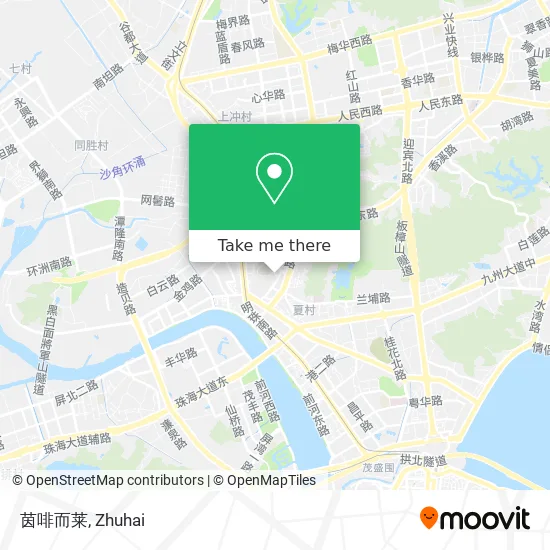 茵啡而莱 map