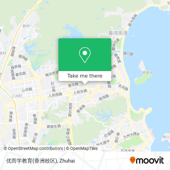 优而学教育(香洲校区) map