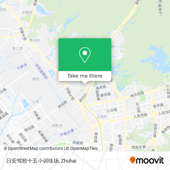 日安驾校十五小训练场 map
