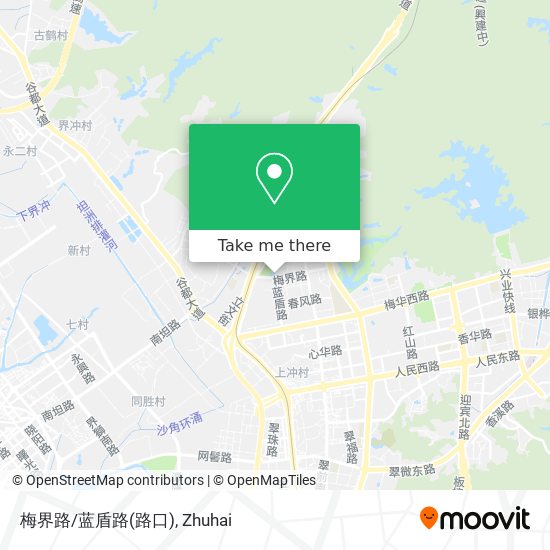 梅界路/蓝盾路(路口) map