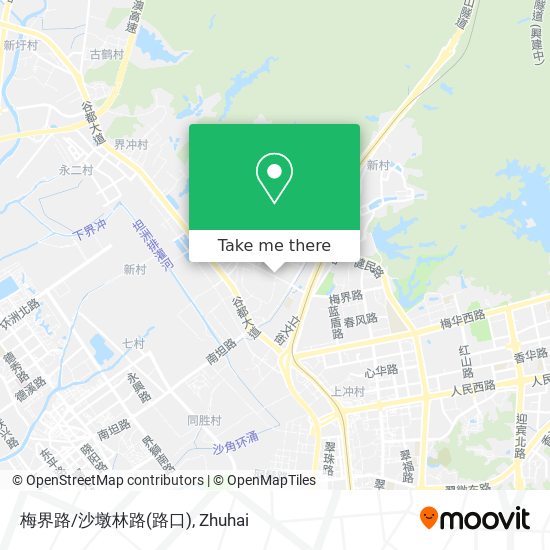 梅界路/沙墩林路(路口) map