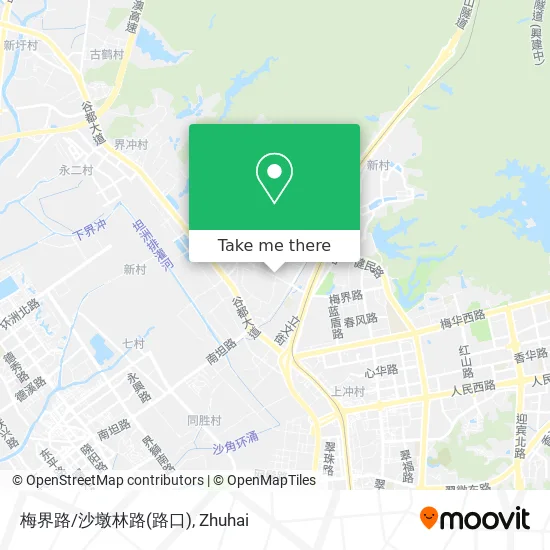 梅界路/沙墩林路(路口) map