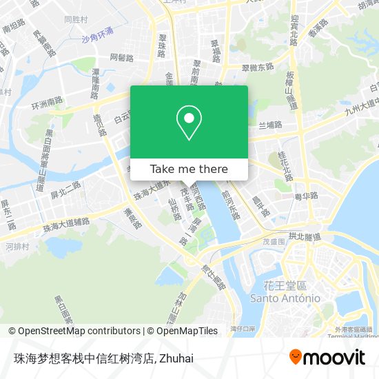 珠海梦想客栈中信红树湾店 map