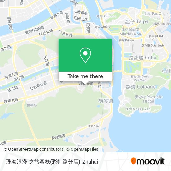 珠海浪漫-之旅客栈(彩虹路分店) map