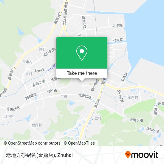 老地方砂锅粥(金鼎店) map