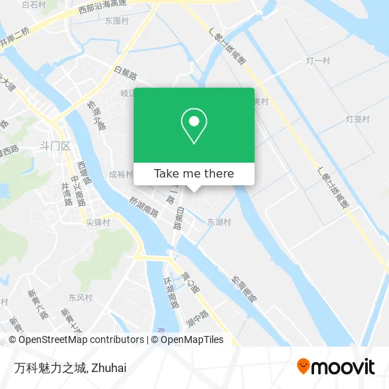 万科魅力之城 map