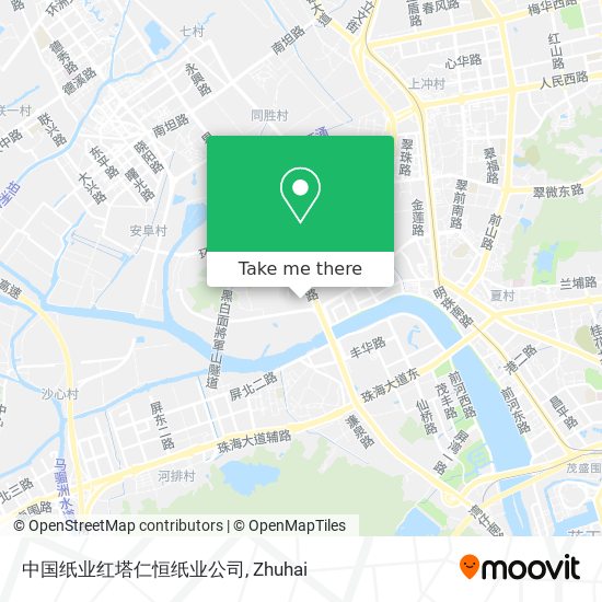 中国纸业红塔仁恒纸业公司 map