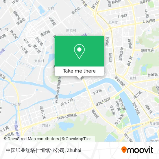 中国纸业红塔仁恒纸业公司 map