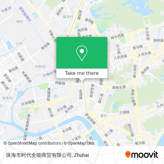 珠海市时代全能商贸有限公司 map