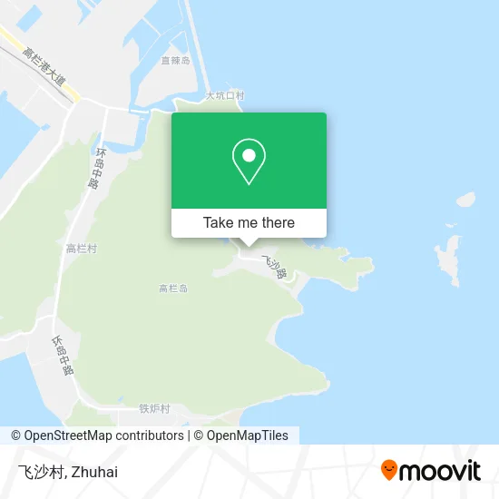飞沙村 map