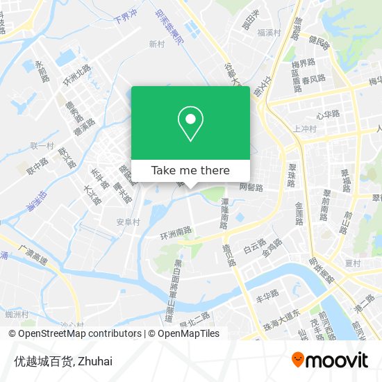 优越城百货 map