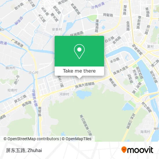 屏东五路 map