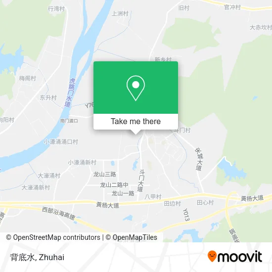 背底水 map