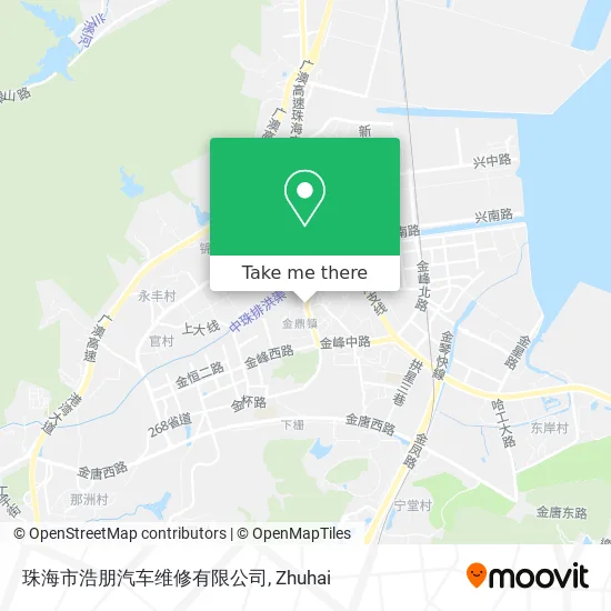 珠海市浩朋汽车维修有限公司 map